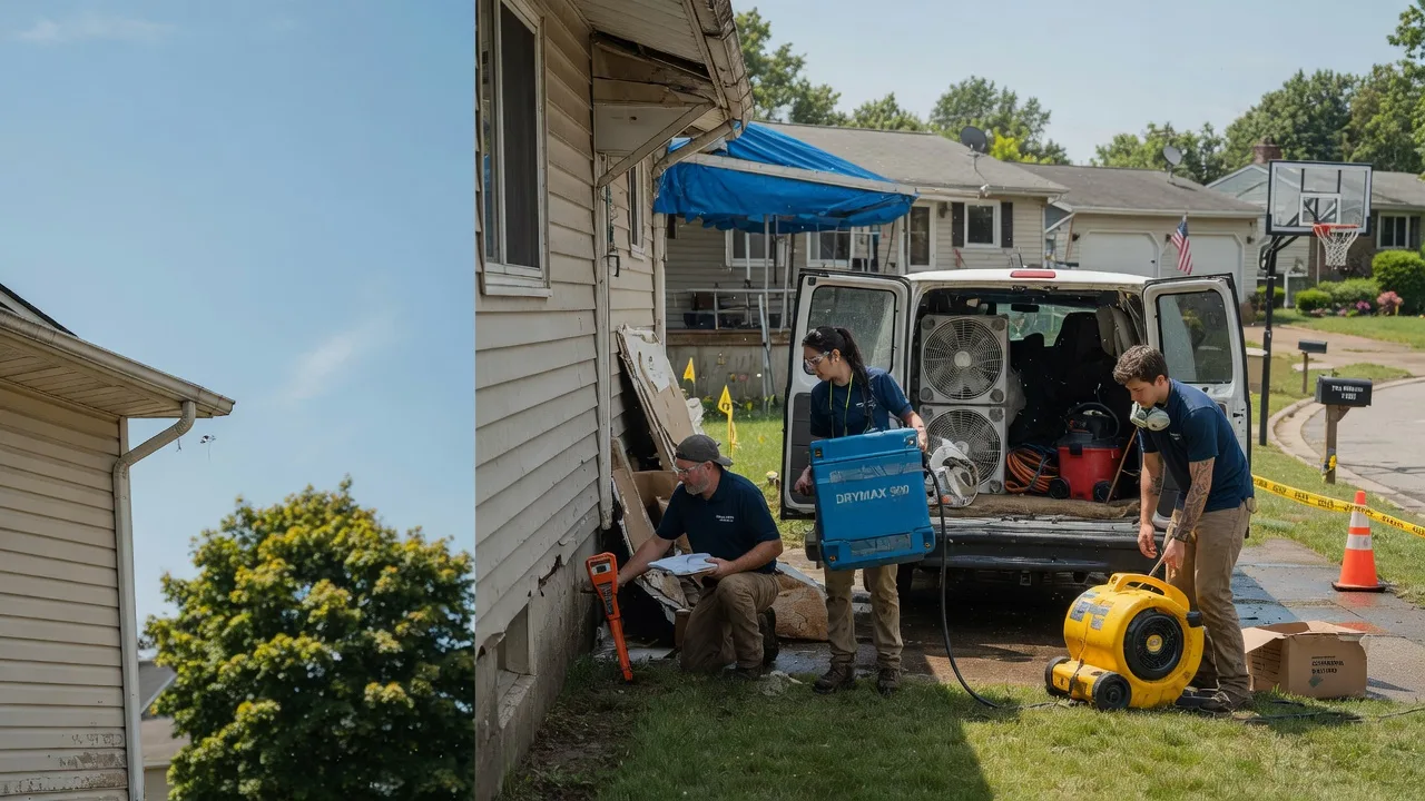 Ceiling Leak Cleanup in Laketon, IN near me